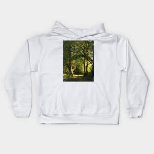 Countryside Walks, Trees and Greenery Kids Hoodie